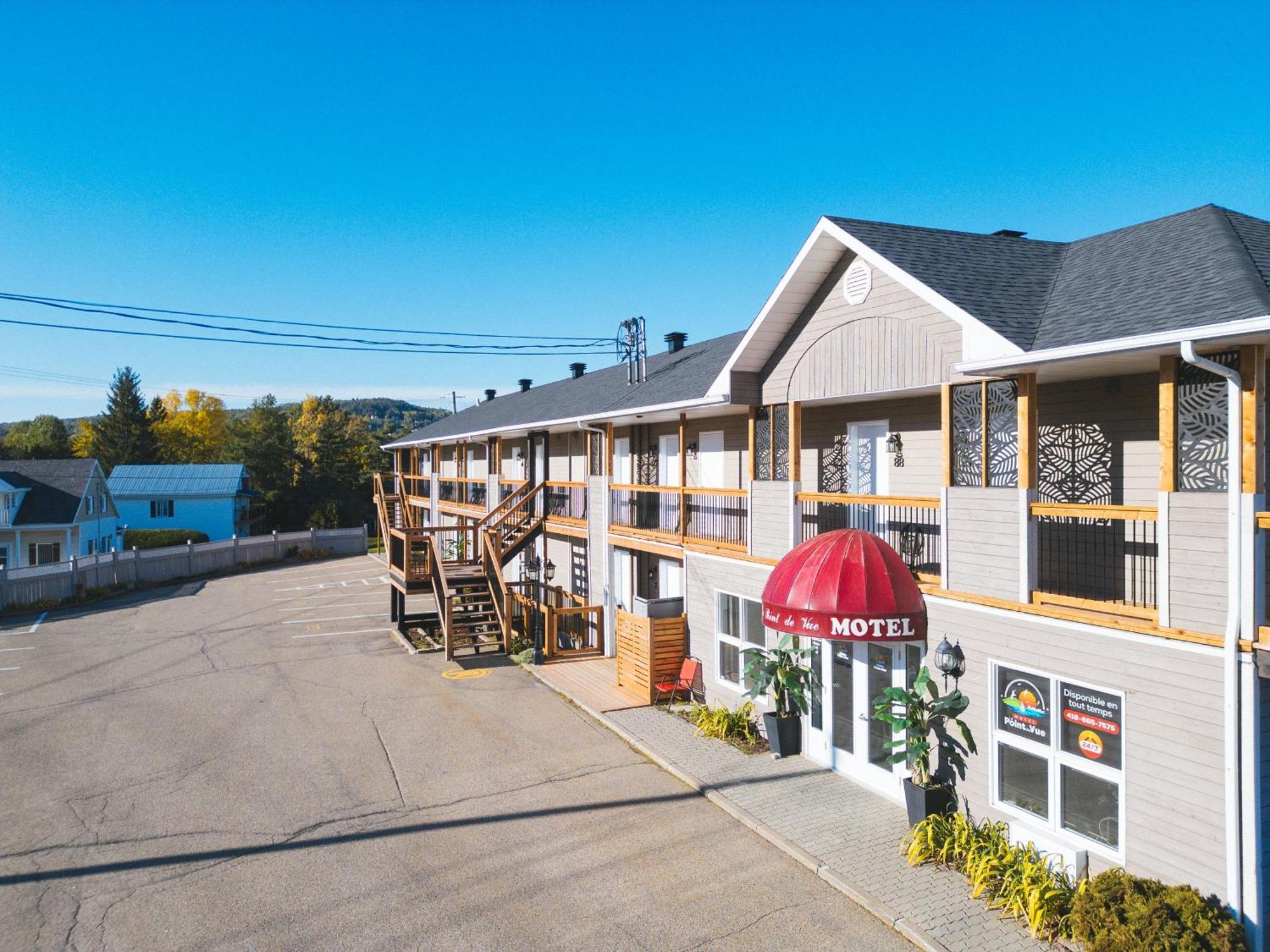 Motel Le Point De Vue La Malbaie Luaran gambar
